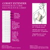 Braza Bustier Waist Cincher Extension Hook Corset Extender 1 Piece,