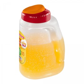 Pitchers For Drinks With Spout Lid, Plastic Pitcher Bottle For Fridge For Homemade Juice Drinks, Water, Ice Tea - Easy To Store and Pour - 1.75 Liter Jug Water Pitcher With Lid - BPA Free - 60 oz