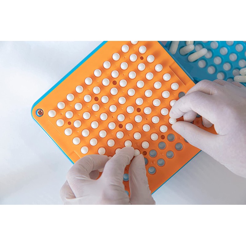 Capsule Holder Tray Filling Machine Tool for Gelatin Veggie Capsules