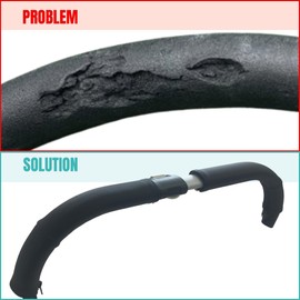 PROTEC TIF Faux Leather Cases Compatible with Bugaboo Donkey | Over the Rubber |