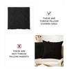 Encasa XO Fine Chenille Throw Pillow Covers 2 pcs Set