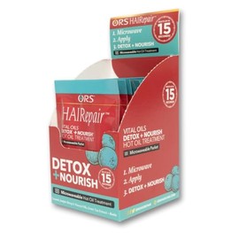 ORS HaiRepair Vital Oils Detox + Nourish Hot Oil treatment with Green Tea Extract 1.5 Ounce (Pack of 12)