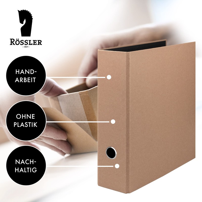 S.O.H.O. 1317452620 A4 Kraft Lever Arch File, Silver