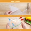 2Pcs Zip Lock Bag Holder Acrylic Food Storage Bag Stand