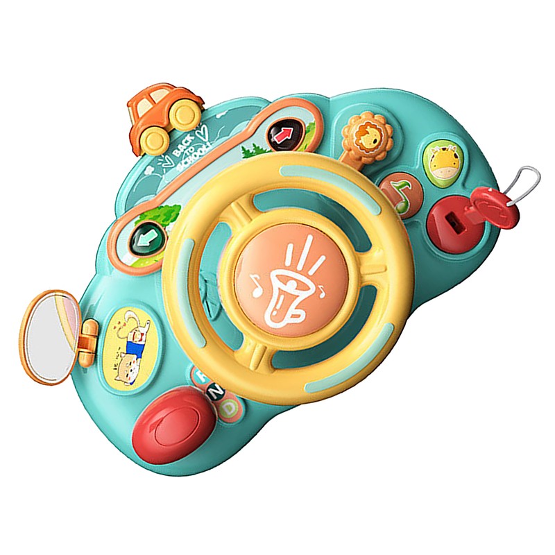 Simulation Steering Wheel Toy Interactive Educational Cute Ideal Gift Car