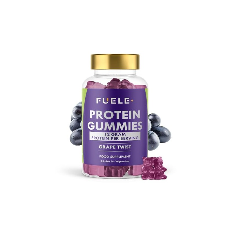 Whey Protein Gummies - Grape Twist Flavour, 12g High Protein