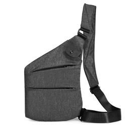 JEPACXOR Antitheft Crossbody Bags For Women Men Travel Purse Anti Theft Cross Body Chest Bag Slim Sling Bag With Adjustable Strap Grey