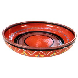 Cactus Canyon Ceramics Spanish Terracotta Small Serving Dish, Orange