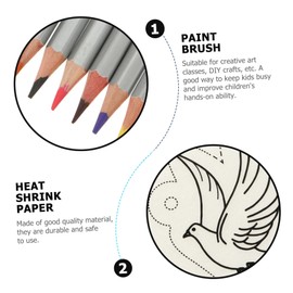 Kisangel 1 Set Heat Shrink Sheet Material Kit for Handmade Accessories DIY Craft for Safe Materials for Parent Bonding and Creative Fun