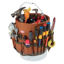 Bucket Boss The Bucketeer Bucket Tool Organizer in Brown, 10030