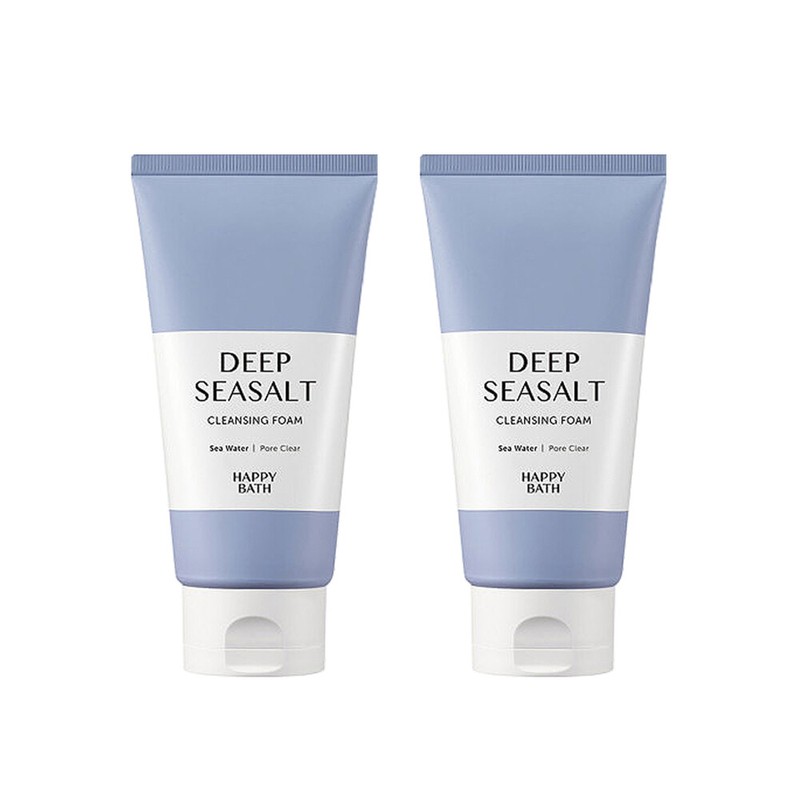 Happy Bath Perfect Deep Sea Salt Cleansing Foam 150G 2pcs