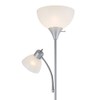 Globe Electric 67134 Delilah Floor Lamp, Silver