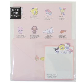 Kamiojapan Sanrio Characters [Letter Set] Adult Encyclopedia Card Included Letter/Pop Sanrio