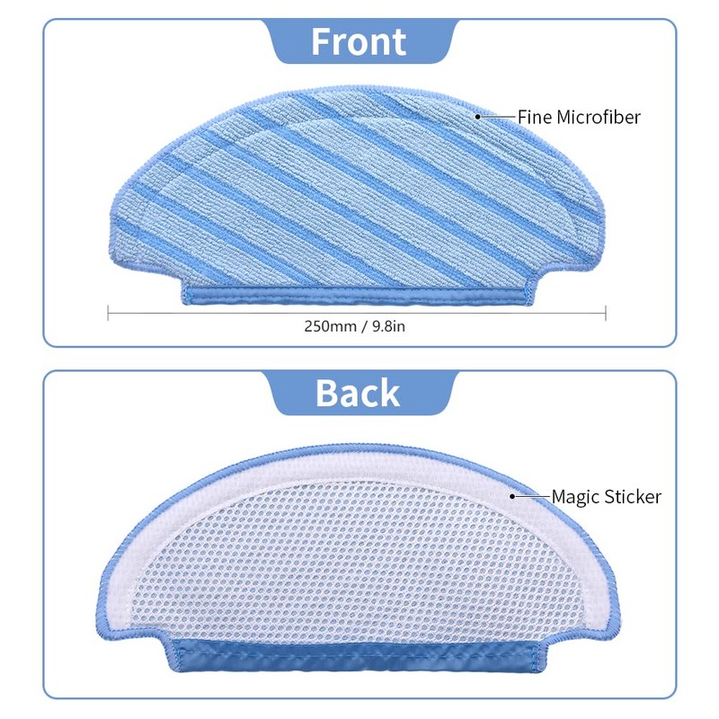 Neutop Replacement Washable Mopping Pads Compatible with Ecovacs Deebot T8,