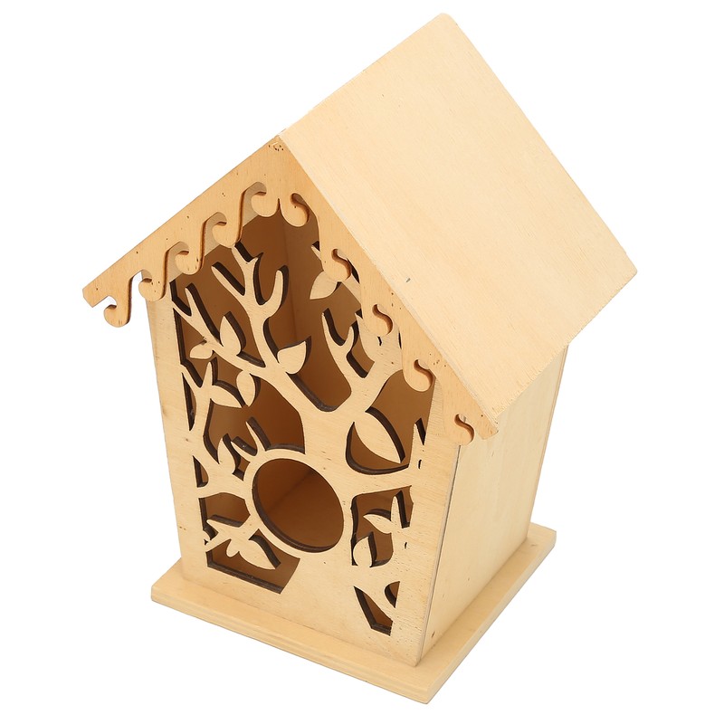 Bird Nests Hollow Tree Leaves Patterns Bird House Bird Cage