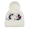 Little Girls Winter Sequin Unicorn Beanie Hat with Pom Pom