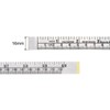 uxcell 2pcs Self-Adhesive Measuring Tape with Fractions 60 Inches 152cm