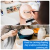 SmallCat 10pcs Silicone Paint Brushes, Flexible Clay Carving Tools, Professional