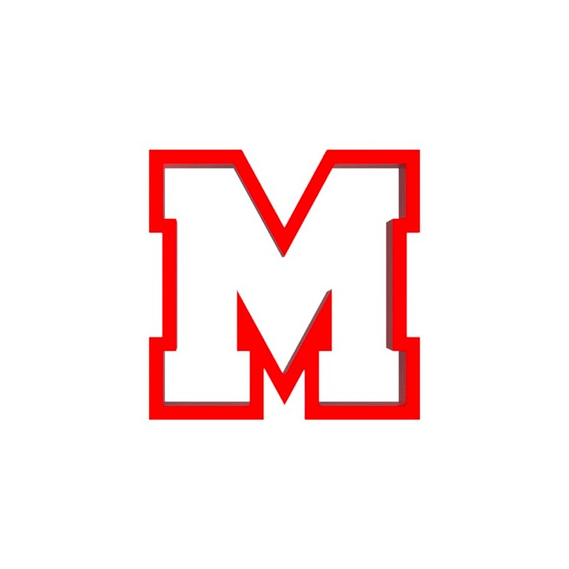 4 inches Varsity Letters Cookie Cutters (M)