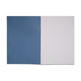 Rhino Stationery Exercise Book | A4 | 80 Page | 5mm Squared Exercise Book | Light Blue | Learning Resources | School Books | Pack of 1