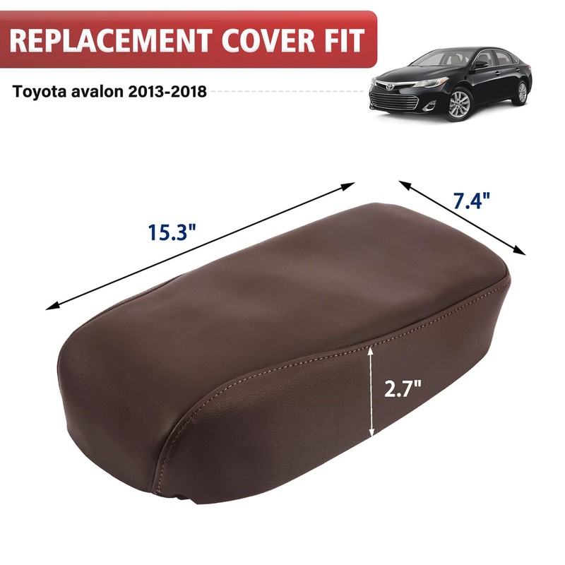 KBH Center Console Armrest Cover Replacement for Toyota Avalon 2013-2018,