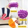 20PCS Mop Socks for Floor Cleaning, Washable Reusable Mop Shoes,
