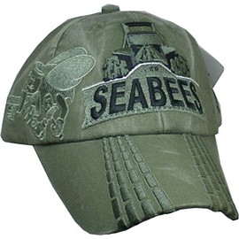 U.S. Navy Seabees Bulldozer OD - Gorra de bola verde