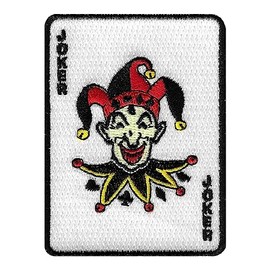 Cypress Collectibles Joker Iron-On Patch Embroidered Poker Las Vegas Playing Cards
