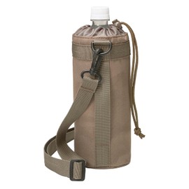 TORUNE BONTE P-3645 Camo Olive Plastic Bottle Cover, For 30.4 fl oz (900 ml) - 1 L; Insulated, Inner Aluminum, Includes Handle, Shoulder Strap Included