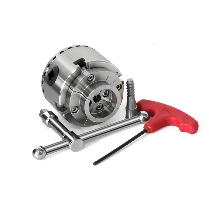 2-3/4 Inch Wood Lathe Chuck,4-Jaw Precision Self-Centering Keyed Lathe Chuck,Wood