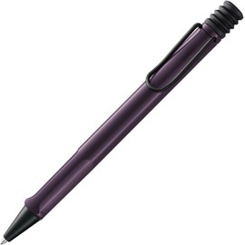 Lamy Safari Violet Blackberry Ballpoint Pen - Timeless Classic Ballpoint Pen with Ergonomic Grip and Robust ASA Plastic - Includes Large Refill M 16 in Line Width M in Black