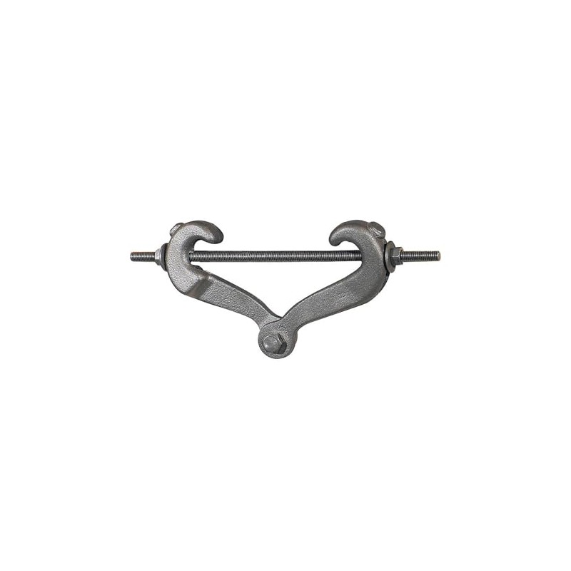 Beam Clamp, Rod Sz 7/8 In, Malleable Iron