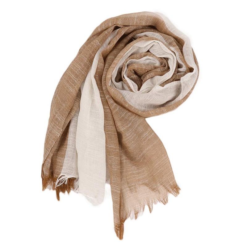 DAMILY Men's Scarf, Large Size, Plain, For Spring and Autumn,