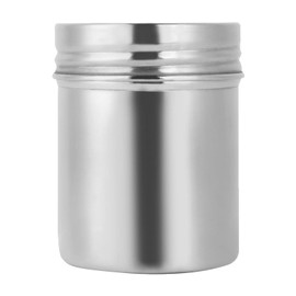 Kodrily 304 Stainless Steel Sealed Food Storage Jar Portable, 1PCS Stainless Steel Tea Jar Tea Canister, Steel Canister Coffee Jar with Lid for Campin Travel Outdoor (Small Size)