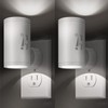 Dimmable LED Night Light Plug into Wall - Adjustable Rotating