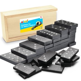 28pk Dominoes Set for Adults | Dominoes for Children Sets & Games | Kids Dominoes Game | Wooden Dominos Set for Adults | Educational Dominos for Children Domino Set | Dominos Set Classic Dominos Game