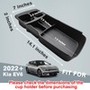 BestEvMod Lower Center Console Organizer Tray Compatible with Kia EV6