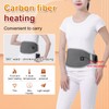 Carbon Fiber Heating Belt with 3-Temperature Settings, Waist Trimmer &