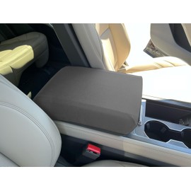 Car Console Covers Plus Made in USA Designed for Lincoln Nautilus 2019-2025 Neoprene Auto Armrest Center Console Cover Protector Gray