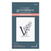 Spellbinders Floral V and Sentiment Press Plate from The Every