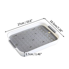 Rabbit Toilet, Small Animal Cat Litter Tray, Pet Toilet, Square Potty for Pets, Rabbit Cage Toilet, Potty Trainer for Rabbits, Chinchilla Hamsters, White (White, 27 x 18.5 x 3.7 cm)