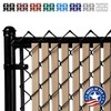 Tube Slats Made in America Privacy Inserts for Chain-Link Fence,