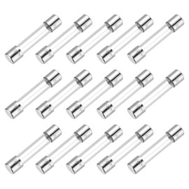 sourcing map 4A 250V 6x30mm Time Delay Glass Fuse UL Listed Slow Blow Fuse for Home Appliances(Pack of 15)