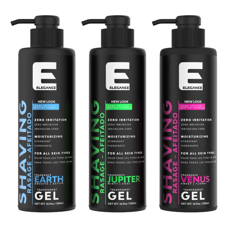 Shaving Gel, De Afeitar Hidrata Refresca. Elegance 500ml.
