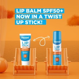 Dermal Therapy Lip Balm Tube (6 Pack, SPF 50 Stick)
