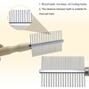 Wooden Handle Grooming Comb for Dogs Cats Pet（Double-Sided）