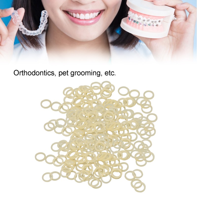 5000 Pcs 1/4 Inch Orthodontic Elastic Rubber Bands 3.5Oz Small