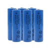 Svenirven 6 Packs 3.7V 18650 Button top Battery High Capacity