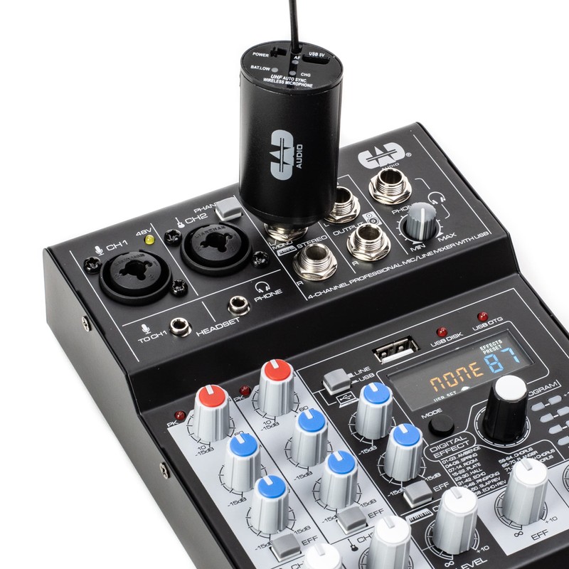 CAD Audio WX50 Digital Frequency Agile Single Channel UHF Handheld