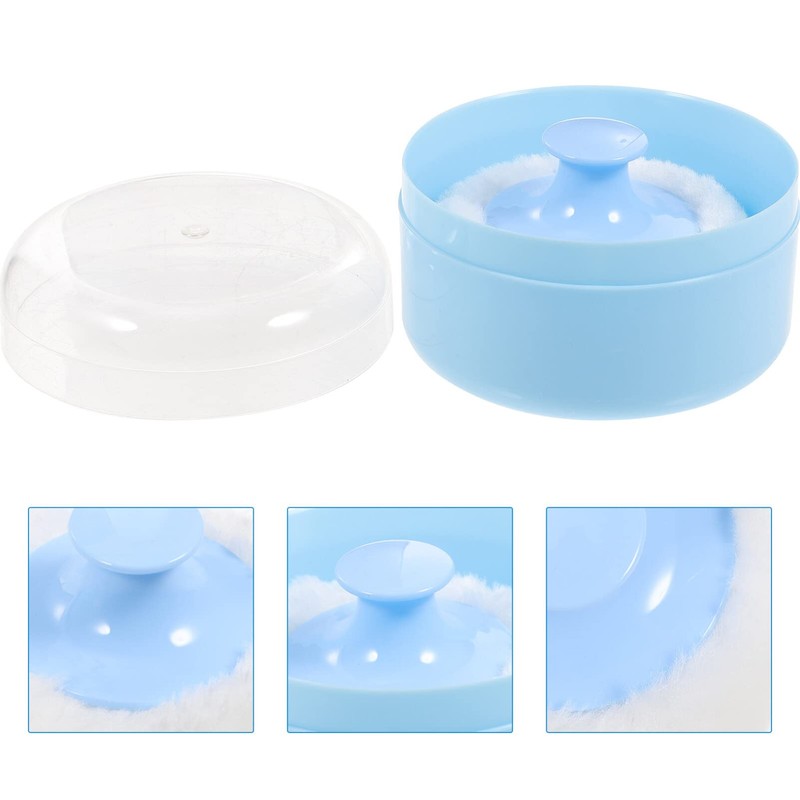 Kichvoe Powder Puff Container, Fluffy Powder, Puff Empty, Main Body,